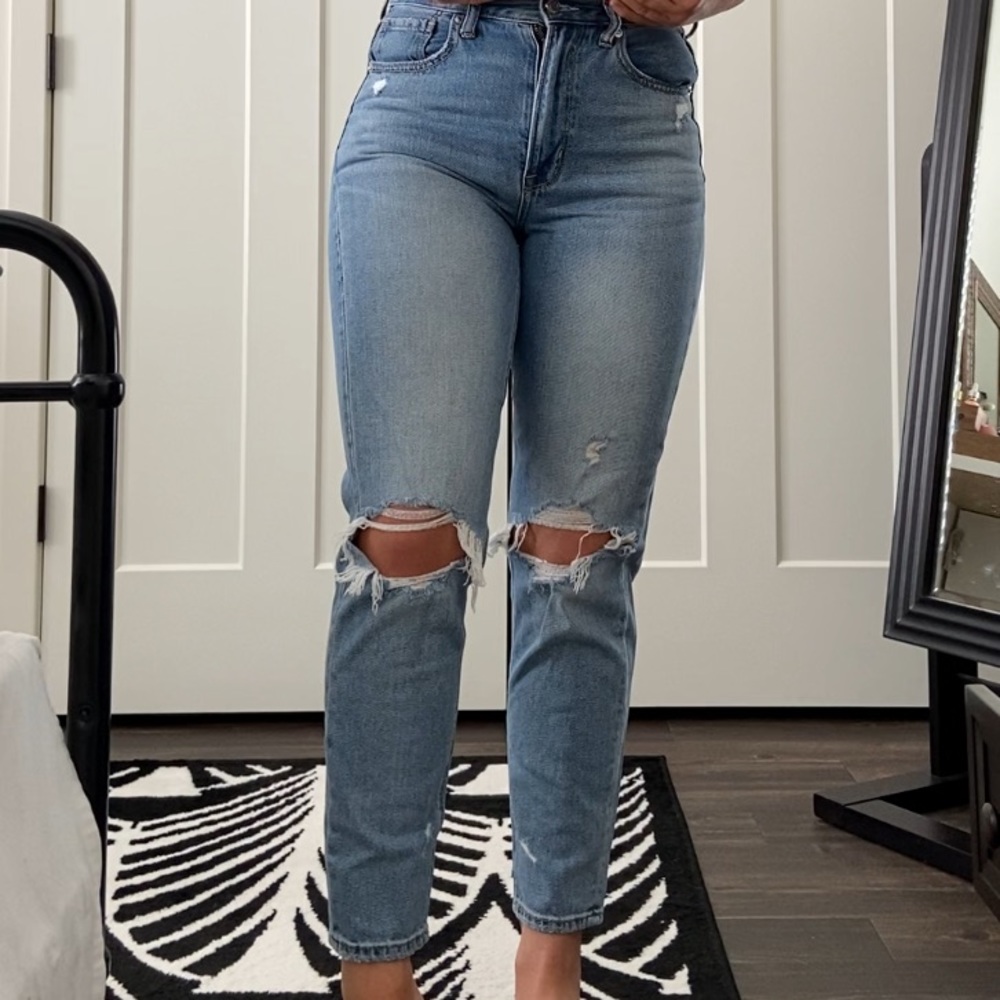 AE mom jeans